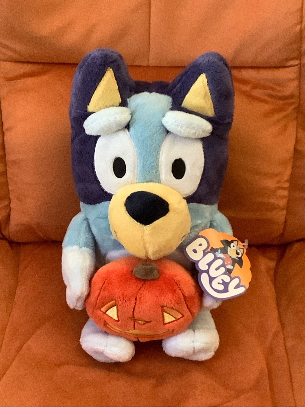 Bluey Halloween Pumpkin Plush 12” Inches - NWT 2026